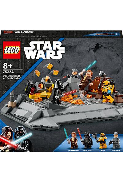 LEGO® Star Wars™ Obi-Wan Kenobi™ Darth Vader™'a Karşı 75334 Yapım Seti (408 Parça)