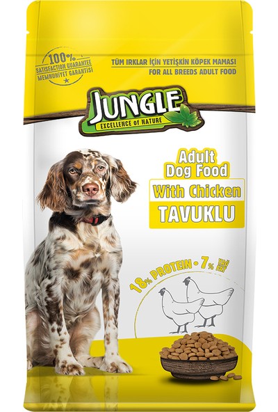Jungle 15 kg Tavuklu Köpek Maması