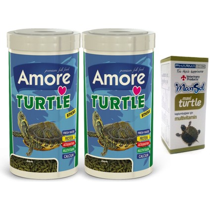Turtle Sticks 500 ml Kutu Sürüngen ve Kaplumbağa Yemi ve Multivitamin fırsatları