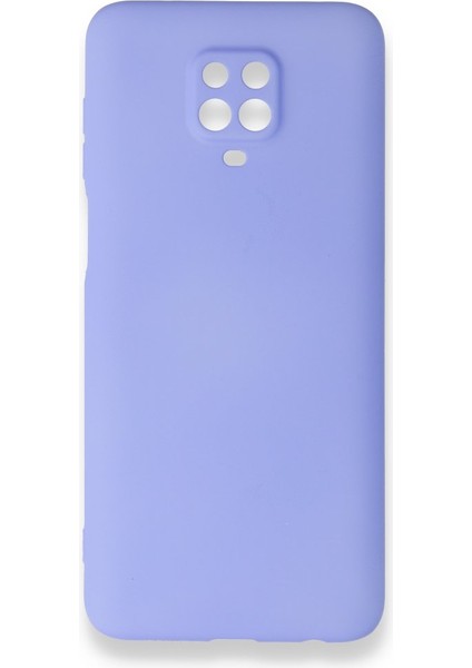 Xiaomi Redmi Note 9s Kılıf Ultra Elastik Silikon Rubber Premier Lila