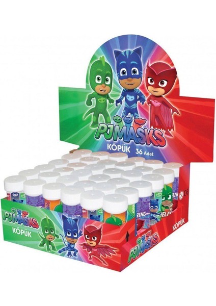 LPJ3837 Balonevi, Pj Masks Köpük Balon 36'lı Kutu