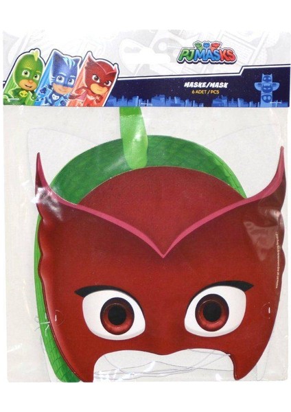 LPJ6286 Balonevi, Pjmasks, 6 Adet Trend Maske modelleri
