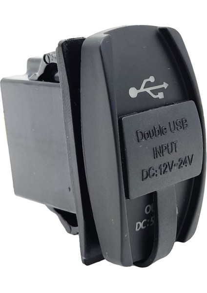 Su Geçirmez Çift Usb 12-24V Araç Şarj Soketi