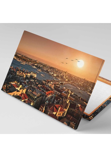İstanbul Galata Köprüsü Ayasofya Manzara Kanvas Tablo fiyatları