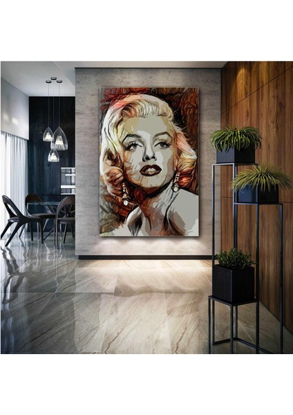 Marilyn Monroe Güzellik Art Dekor Woman Kanvas Tablo