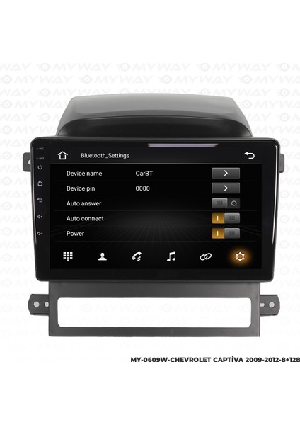 Chevrolet Captiva Android Carplay Multimedya Navigasyon Ekran Teyp 8GB+128GB indirimleri