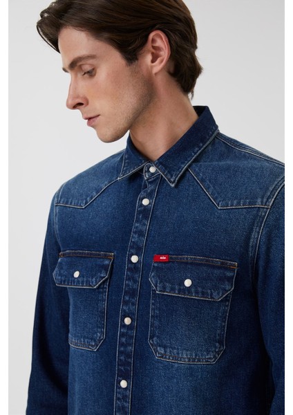 Kenn Oversize Erkek Jean Gömlek indirimleri