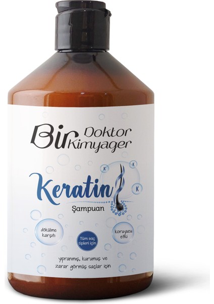 Keratin Şampuan (Tüm Saç Tipleri için) (500 mL)
