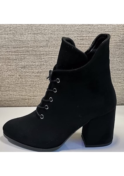 155 Kadın Siyah Fantazi Bootie