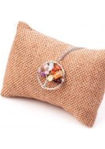 Koç Burcu Taşlarından Kolye - Kararmaz Zincirli