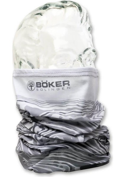 Böker Damascus Desenli Gri Bandana