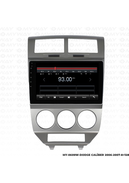 Dodge Caliber Android Carplay Multimedya Navigasyon Ekran Teyp 8GB+128GB modelleri