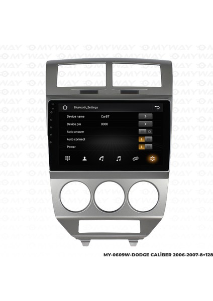 Dodge Caliber Android Carplay Multimedya Navigasyon Ekran Teyp 8GB+128GB fırsatları