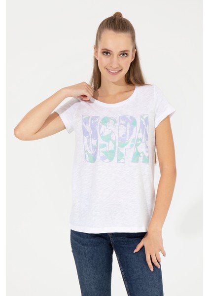 Kadın Menekşe T-Shirt 50248999-VR037