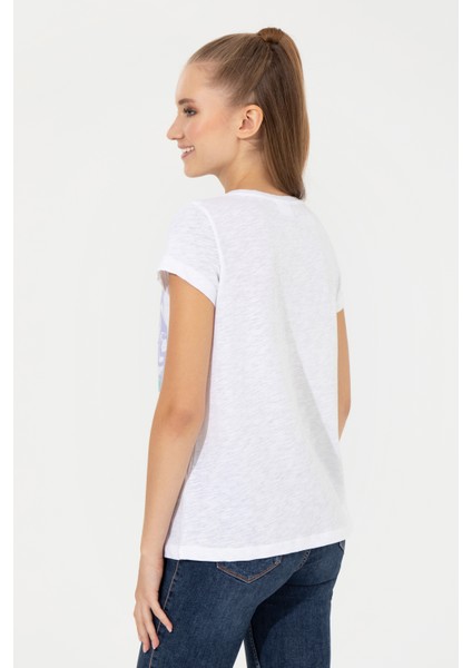 Kadın Menekşe T-Shirt 50248999-VR037 indirimleri