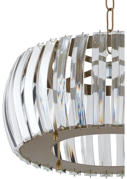 Istanbul Avize Venüs Sarkıt Eskitme 22 cm Tesisatlı Kristal Taşlı Avize fırsatları