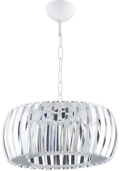 Istanbul Avize Venüs Sarkıt Beyaz 22 cm Tesisatlı Kristal Taşlı Avize
