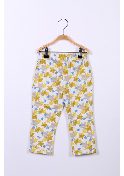 Kız Çocuk Sarı Desenli Pantolon (2-7yaş) fiyatları