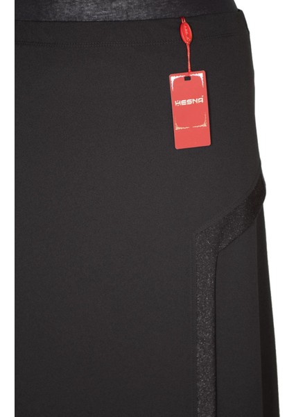 Kadın Talia Sim Pervazlı Astarlı Siyah Çan Etek fiyatları