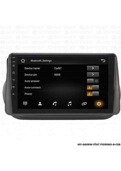 Citroen Nemo Android Carplay Multimedya Navigasyon Ekran Teyp 8GB+128GB