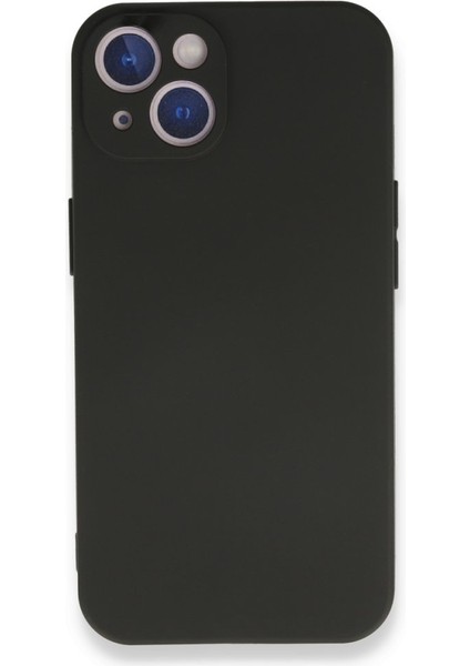 iPhone 14 Plus Kılıf Yumuşak Esnek Silikon Kapak - Siyah