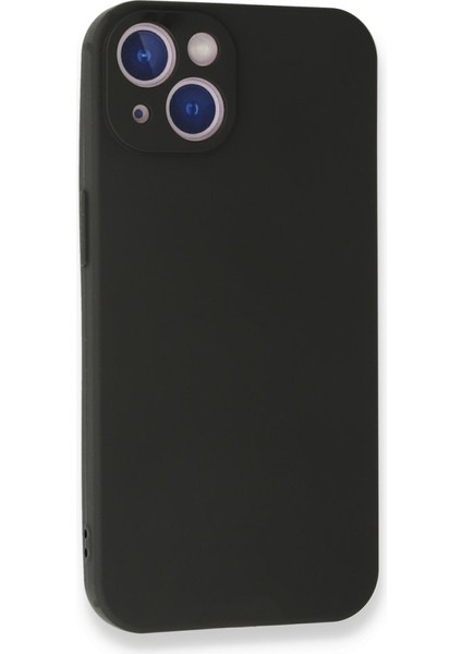 iPhone 14 Plus Kılıf Yumuşak Esnek Silikon Kapak - Siyah modelleri