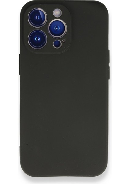 iPhone 14 Pro Maxkılıf Yumuşak Esnek Silikon Kapak - Siyah