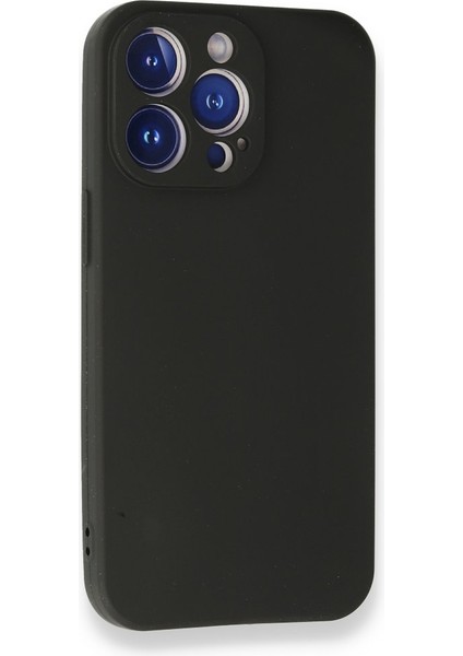 iPhone 14 Pro Maxkılıf Yumuşak Esnek Silikon Kapak - Siyah modelleri