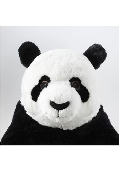 Peluş Oyuncak Panda 47 cm Meridyendukkan Çocuk Oyuncak Siyah-Beyaz Yumuşak Panda