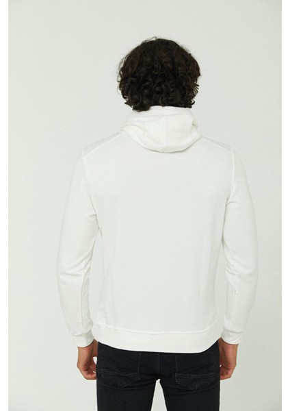 5058 Erkek 3 Iplik Kapşonlu Sweat