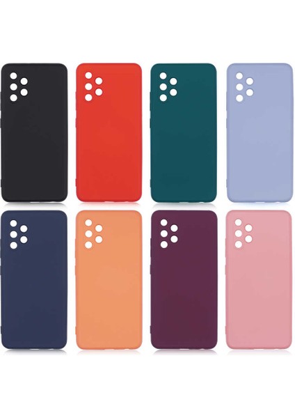 Samsung Galaxy A32 4g Kılıf Kamera Korumalı Içi Kadife Lansman Silikon Kapak modelleri