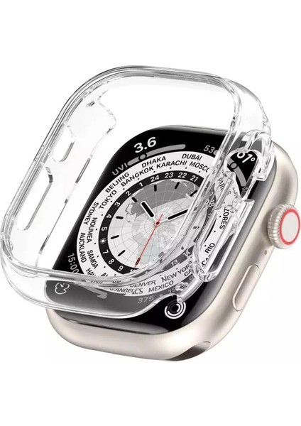 Watch Ultra 49MM Kasa Koruyucu Kılıf (Anti-Scratch) Sert Pc Slim ( Ön Kısmı Açık )