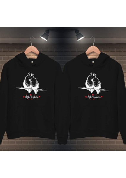 Sevgili Kombini Sweatshirt Aşk Kuşları
