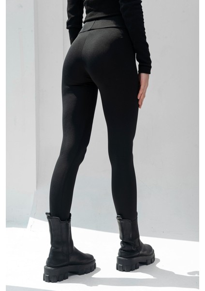 Siyah Ekstra Yüksek Bel Toparlayıcı Tayt fiyatları