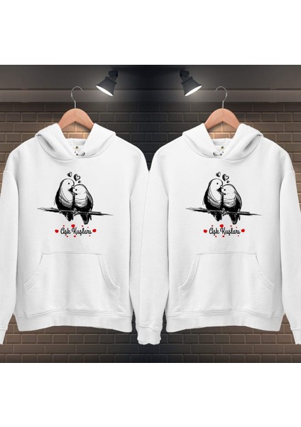 Sevgili Kombini Sweatshirt Aşk Kuşları