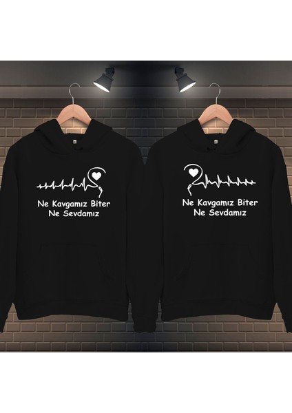 Sevgili Kombini Sweatshirt Ne Kavgamız Biter Ne Sevdamız