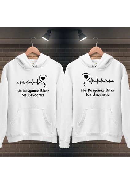 Sevgili Kombini Sweatshirt Ne Kavgamız Biter Ne Sevdamız