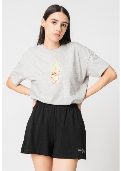 15264052 Onlteddı Oversıze S/s Top Box Jrs Kadın T-Shirt