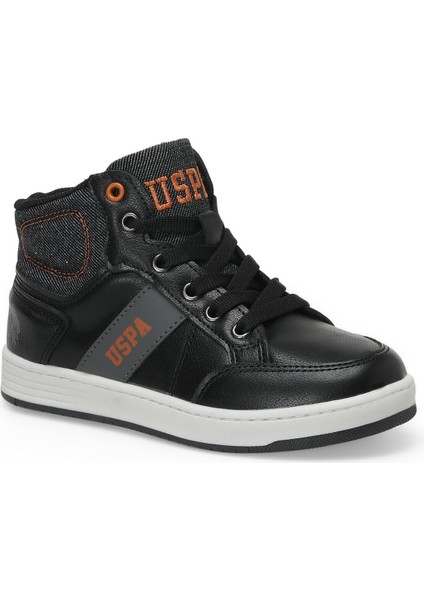 U.s. Polo Assn. Lartex 2pr Siyah Erkek Çocuk High Sneaker