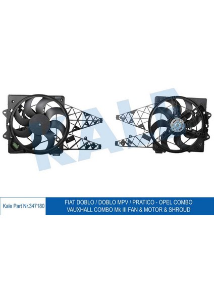 Fan Motoru Davlumbazli Doblo 1.6d-2.0d 09 Ac Klimasiz Mek