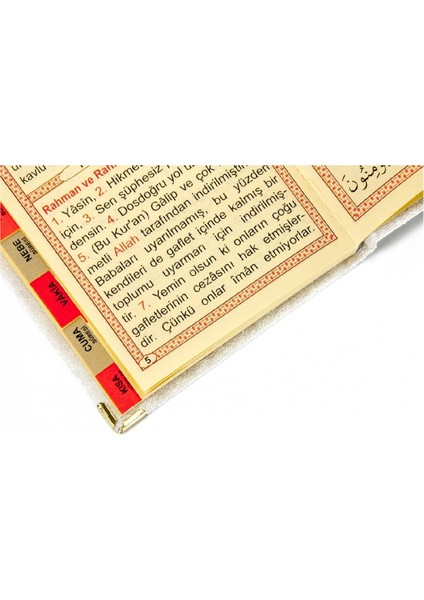 20 Adet Kadife Kaplı Yasin Kitabı - Çanta Boy - Isme Özel Plakalı - Tesbihli - Keseli - Beyaz Renk (Ciltli) fırsatları