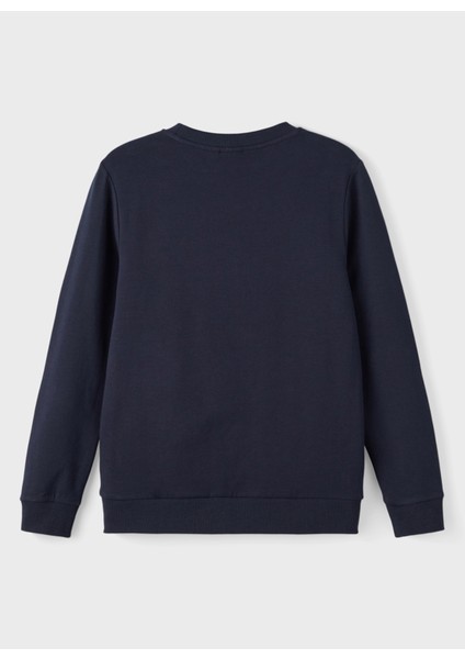 Baskılı Erkek Çocuk Lacivert Sweatshirt Nlnamel Unıversıty Sweat Bru Park modelleri