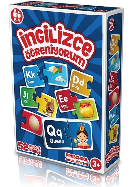 Ingilizce Eşleştirme Oyunu Eğitici Set