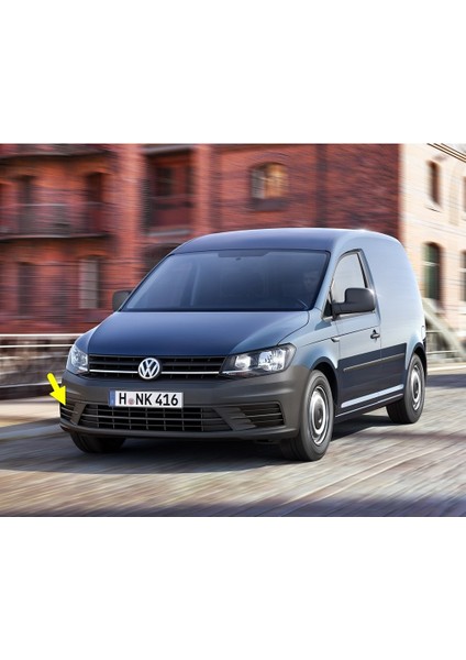 Vw Volkswagen Caddy 2016-2020 Ön Tampon Sağ Sis Farı Kapağı Izgarası Sissiz Trendline 2K5853666E