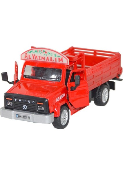 Birlik Toys 006BIR16-BN Metal Al Yazmalım Çek Bırak Dodge Kamyon