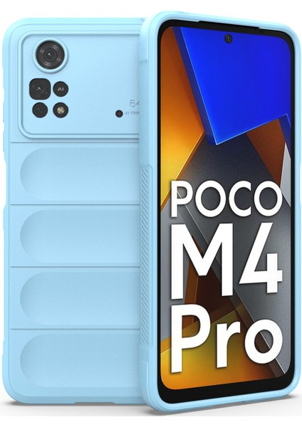 Poco M4 Pro 4G İçin Kaymaz Silikon Telefon Kılıfı - Mavi (Yurt Dışından) fiyatları