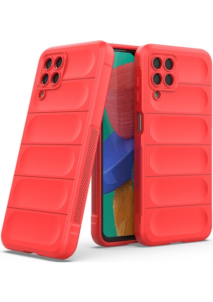 Galaxy M33 İçin Kaymaz Silikon Telefon Kılıfı - Kırmızı (Yurt Dışından) fiyatları