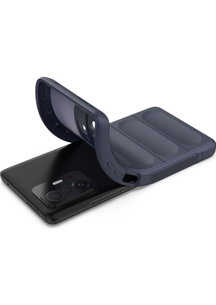11T / 11T Pro İçin Kaymaz Silikon Telefon Kılıfı - Lacivert (Yurt Dışından) fiyatları