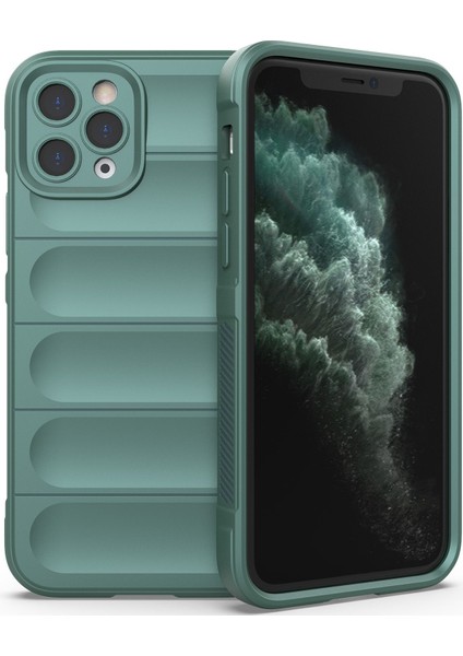 iPhone 11 Pro Max İçin Kaymaz Silikon Telefon Kılıfı - Yeşil (Yurt Dışından) fiyatları