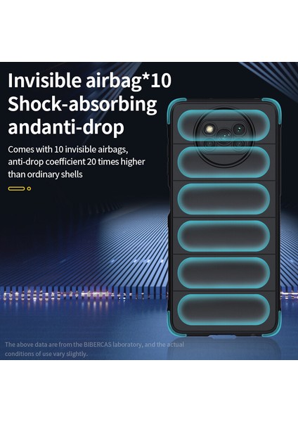 Poco X3 Nfc / X3 Pro İçin Kaymaz Silikon Telefon Kılıfı - Gri (Yurt Dışından)